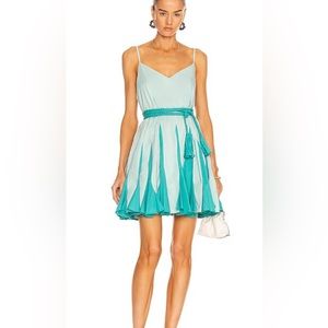 Blue and teal rhode dress